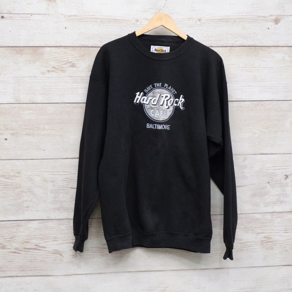 Hard Rock Cafe BALTIMORE "Save the Planet" MADE IN USA Sze Large Vintage 90s y2k - Picture 1 of 4